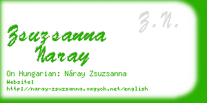 zsuzsanna naray business card